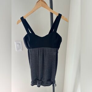 Lululemon Black and Gray Sleeveless top